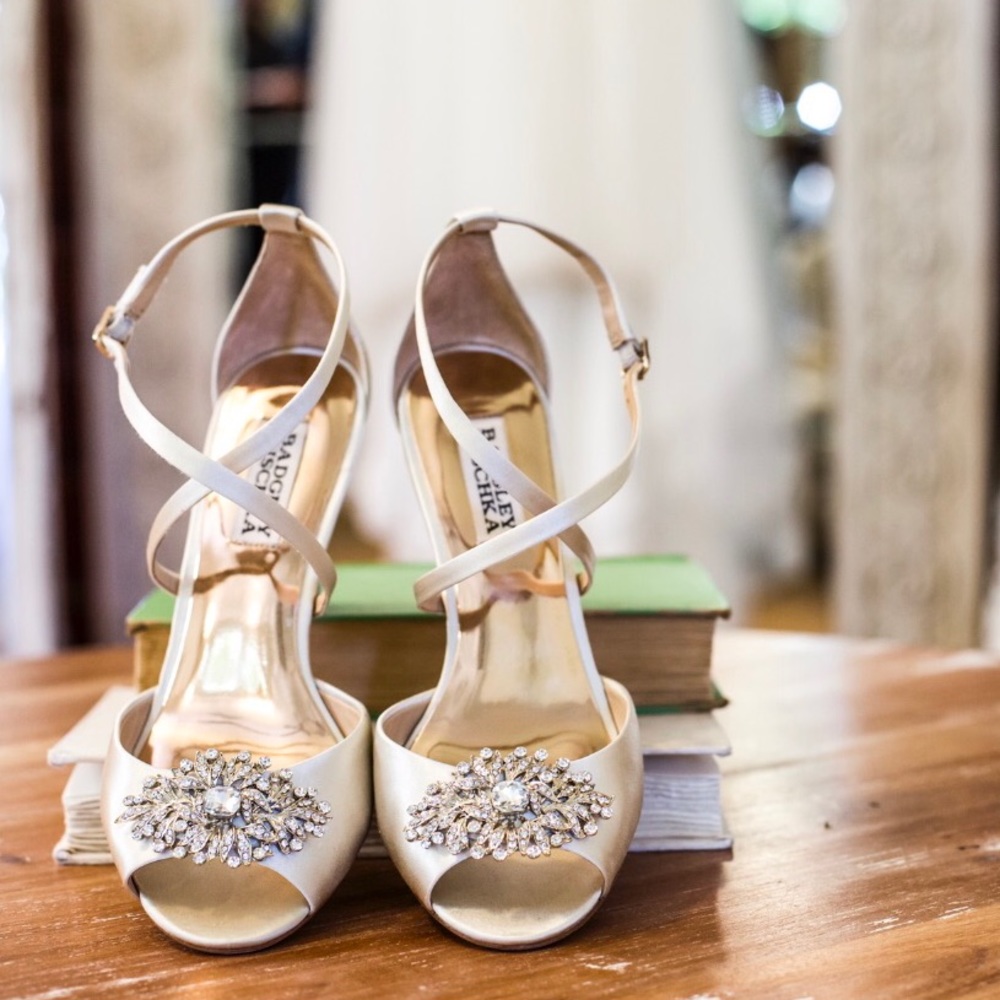 Badgley Mischka wedding shoes